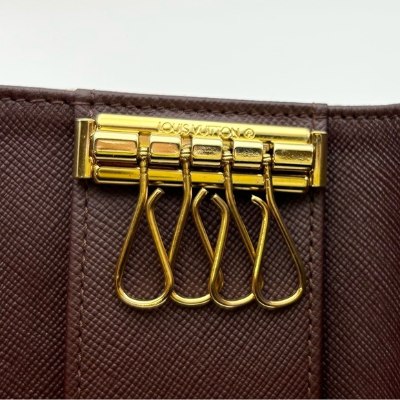 Louis Vuitton Monogram Denim Pink 4 Key Holder - Picture 5 of 10